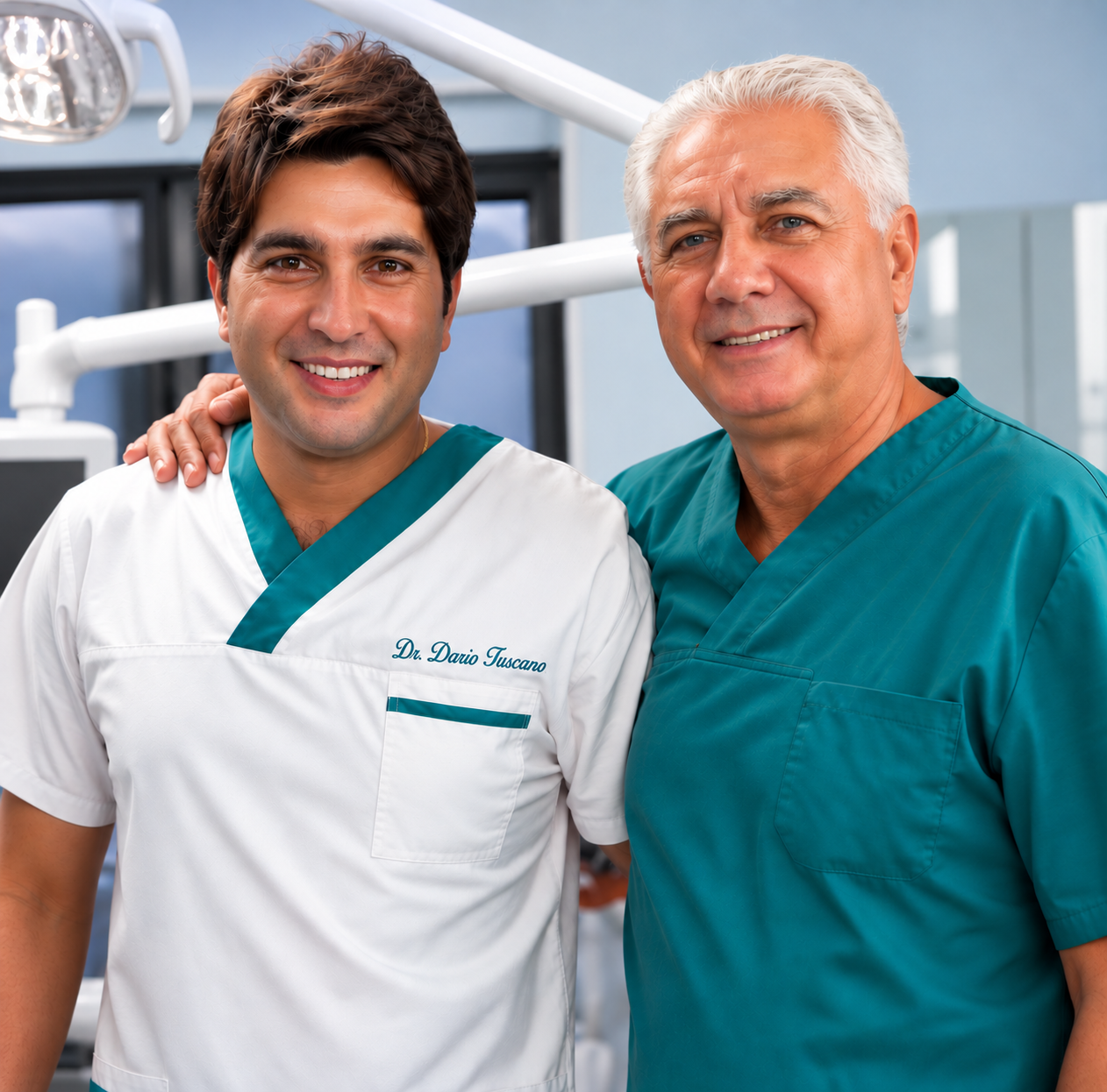 Dottor Dario Tuscano e Dottor Giuseppe Tuscano, fondatori dello Studio Bio Dental Core