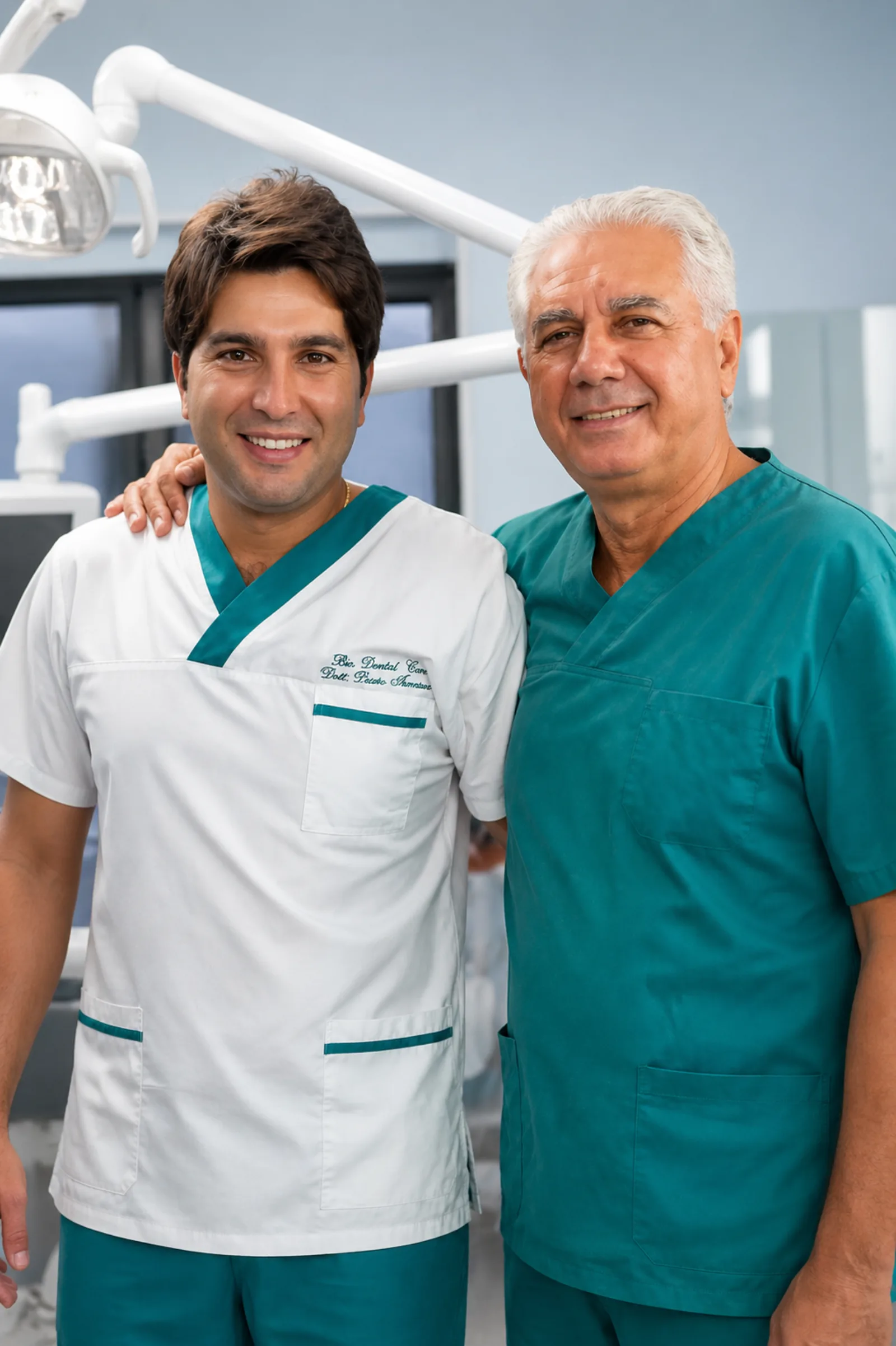 Dottor Dario Tuscano e Dottor Giuseppe Tuscano, fondatori dello Studio Bio Dental Core