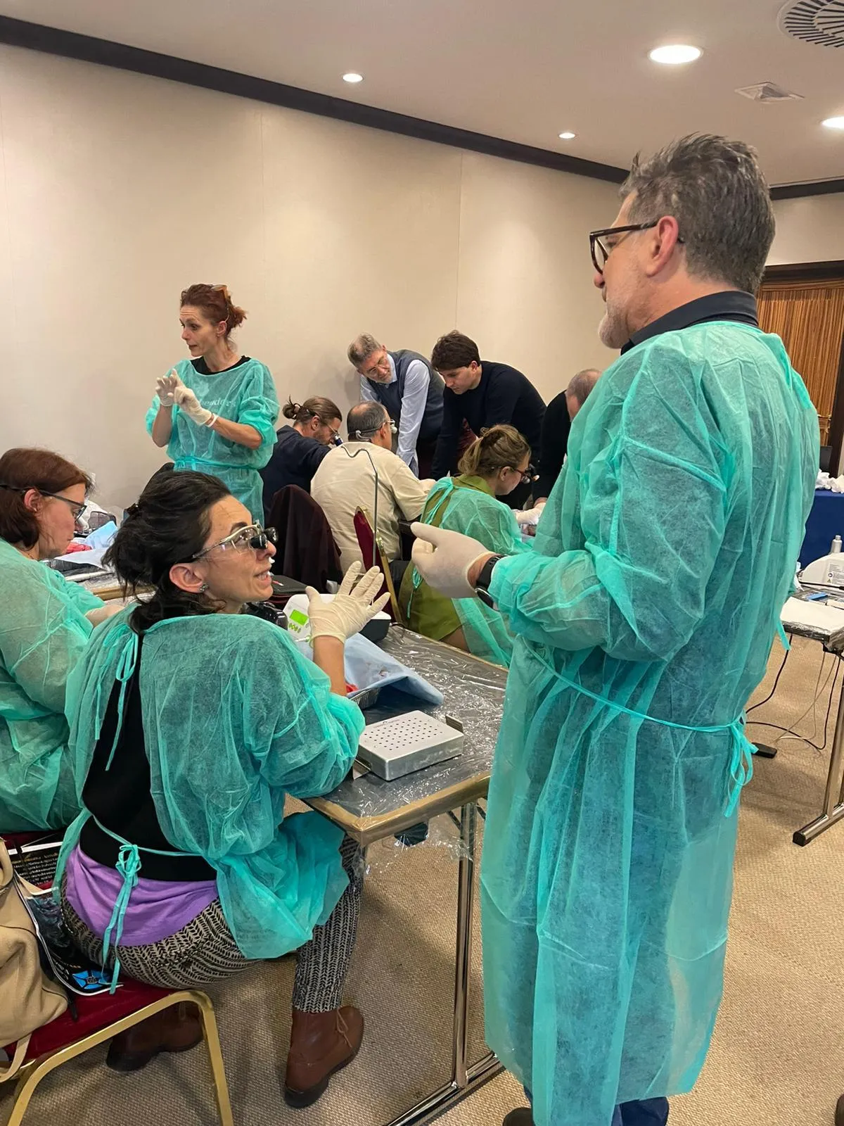 Aula del corso di espansione ossea Bonebenders